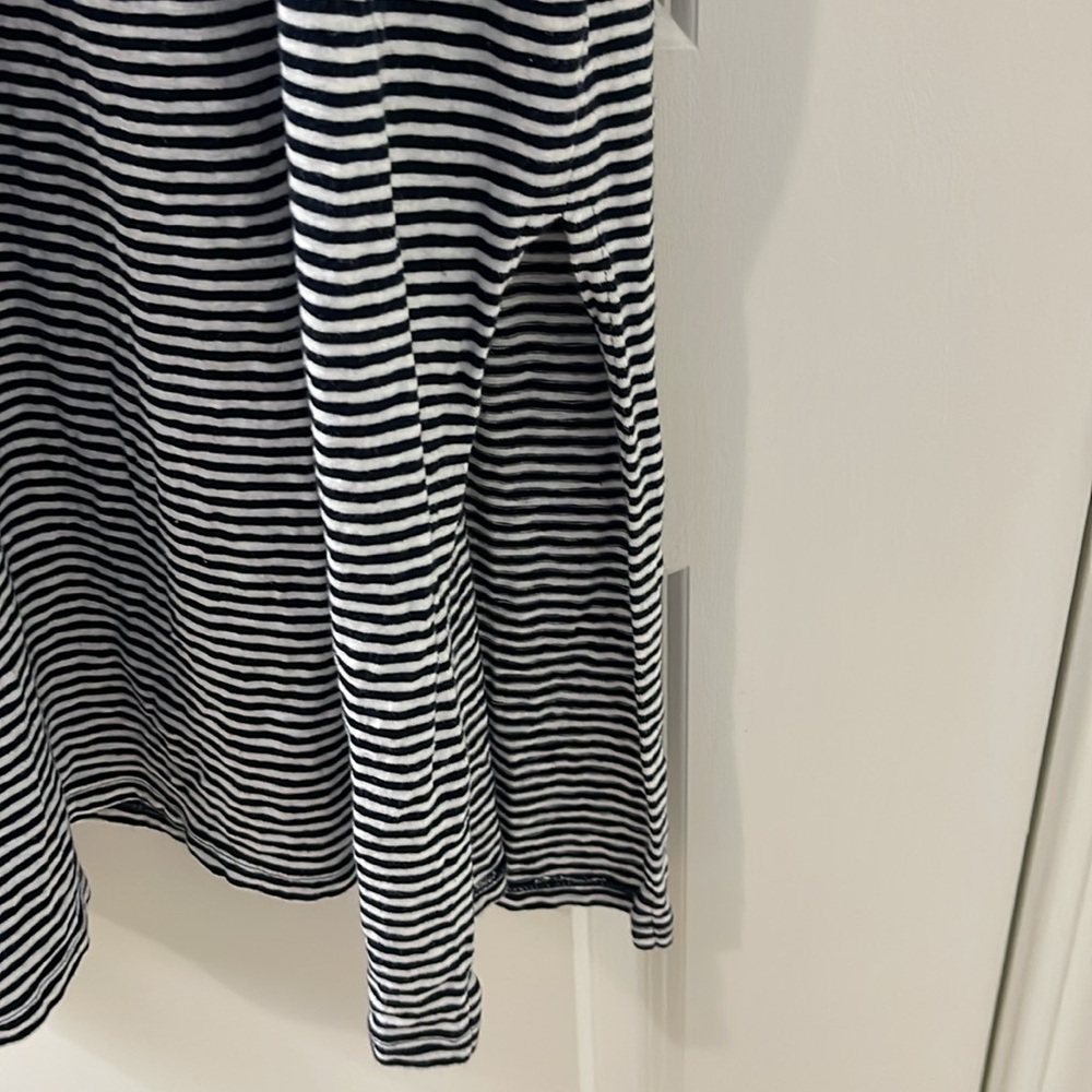 Talbots 3X Striped Cotton Twist-Back Shift Dress - Picture 8 of 8